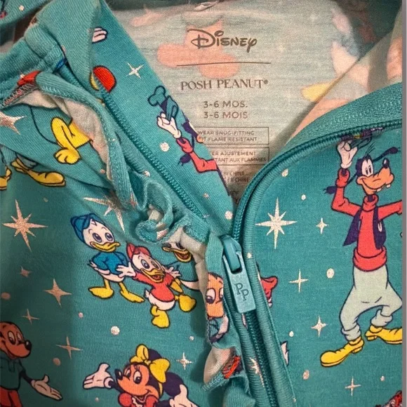 Posh Peanut | Disney Bamboo Footie size 3-6 months - Picture 8 of 10